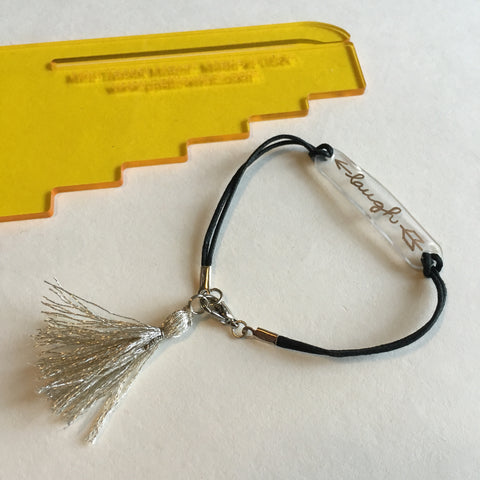 How To Make Tassels - attach to bracelet