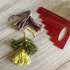 Straw Purse TieredTassel