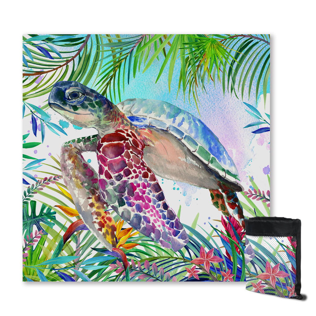 Sand Free Beach Towel - Tropical Sea Turtle by Coastal Passion – 🇦🇺 ...