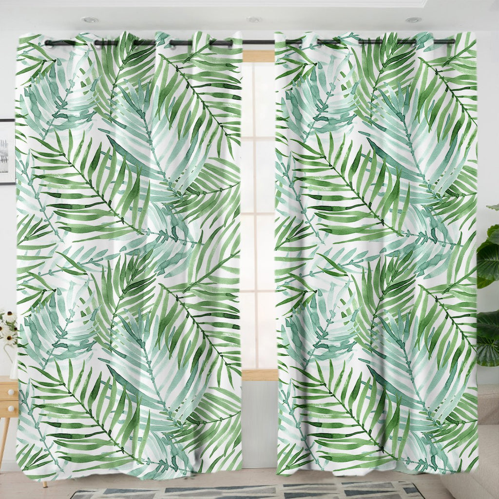 Living Room And Bedroom Curtains Palm Leaves By Coastal Passion Xd83cxdde6xd83cxddfa Australian Coastal Passion