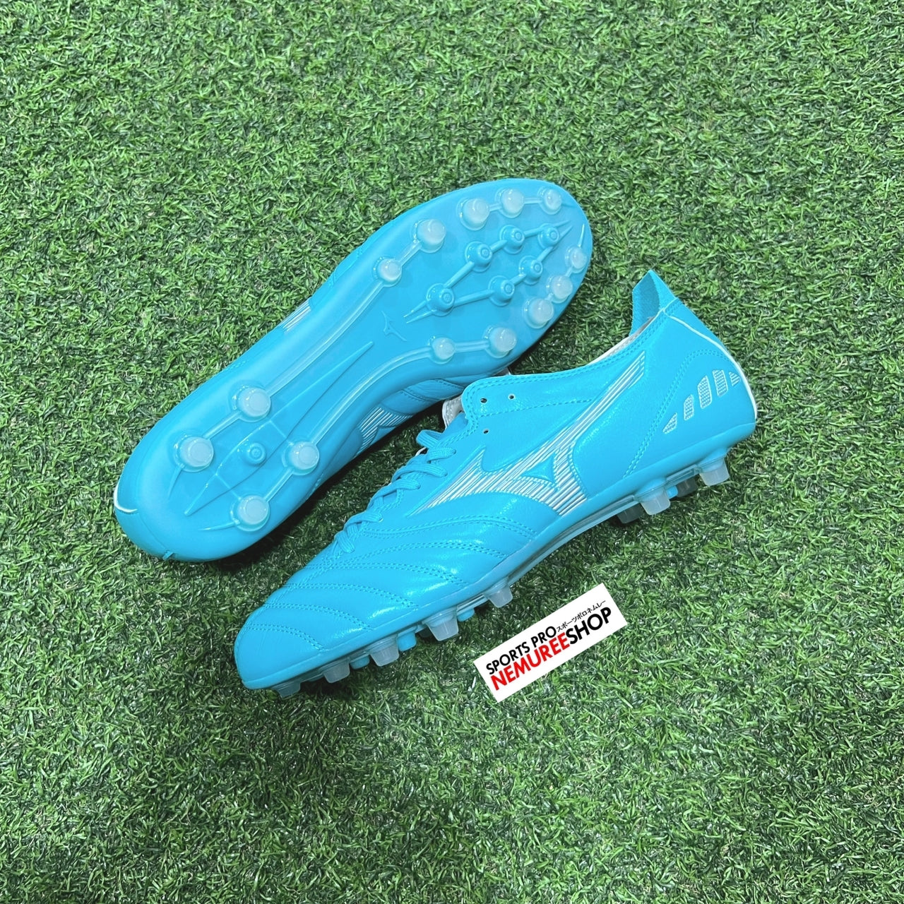 MIZUNO Soccer Shoes MORELIA NEO 3 AG PRO (BLUE CURACAO/SILVER) | Nemuree  Shop - Online Sports Store
