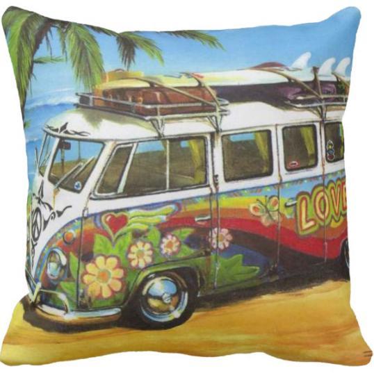 I Love My VW Bus | Coastal Passion Travel and Surf Pillow Covers