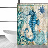 Seahorse Life Shower Curtain-Shower Curtain-59" L. x 70" H.-Coastal Passion