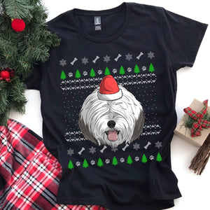 Sheepdog Santa Claus T-Shirt