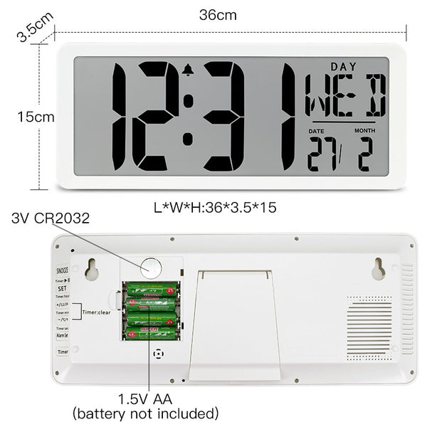 With Auto Backlight digital clock