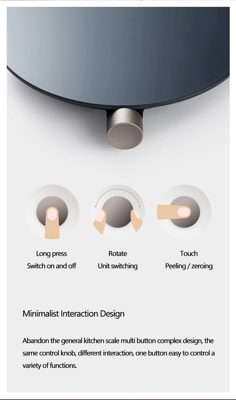 Xiaomi kitchen weight measure scale machine