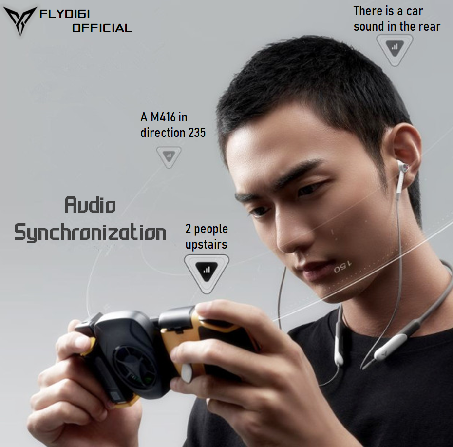 flydigi cyberfox low latency neckband earphones