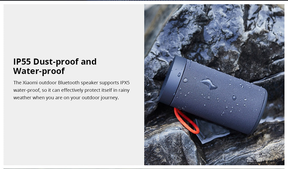 Xiaomi outdoor bluetooth wireless speaker dustproof