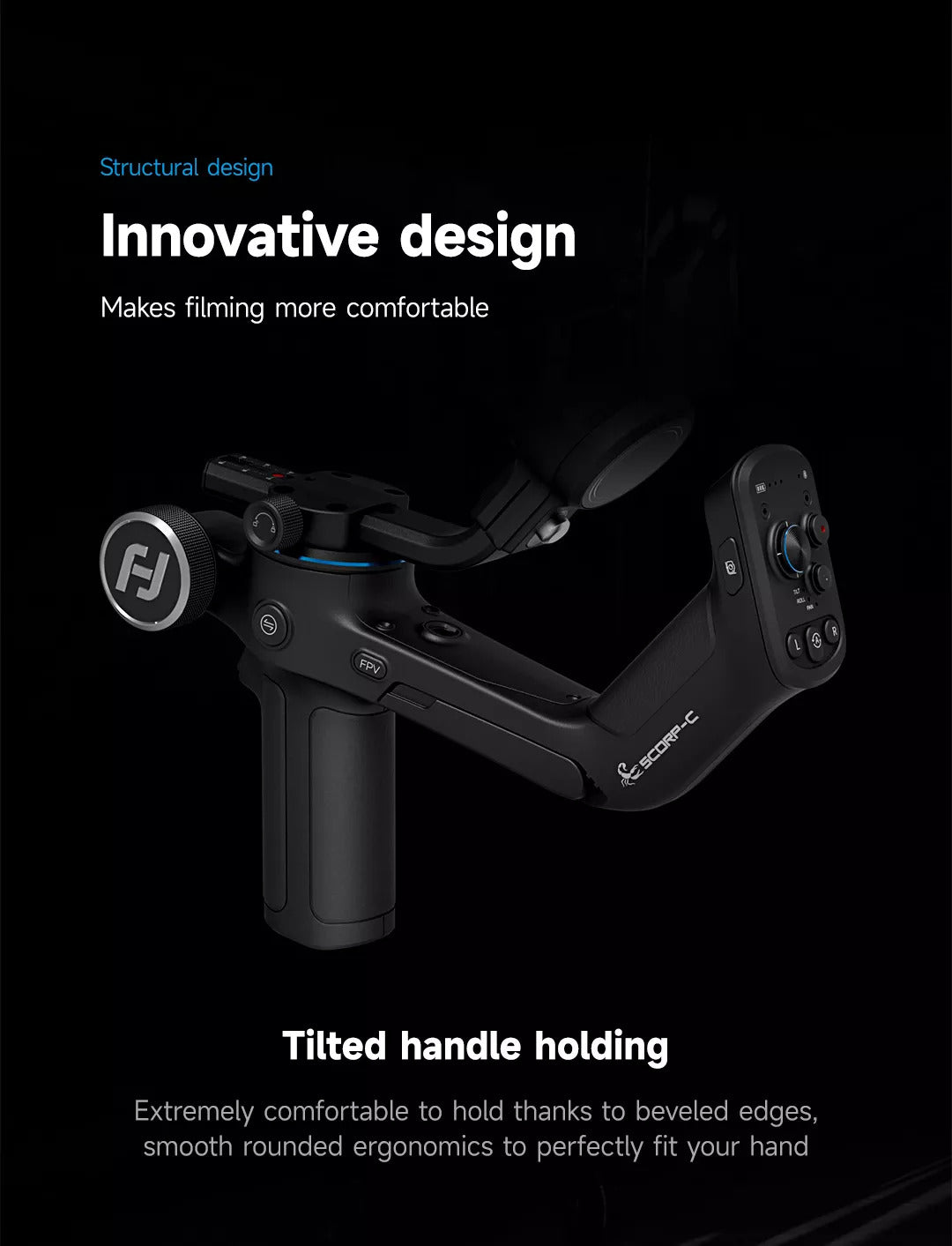 FeiyuTech SCORP-C best gimbal for sony canon nikon camera in india