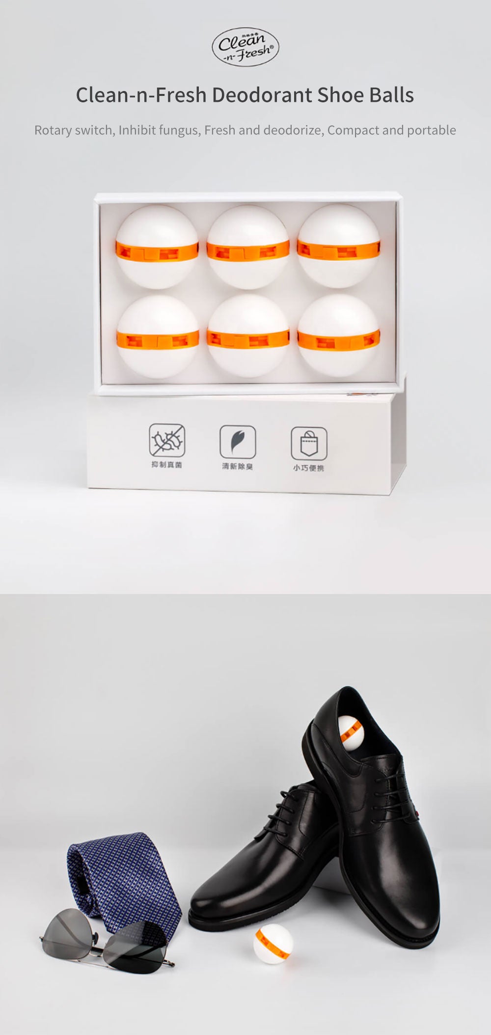 Xiaomi Mijia Clean n Fresh Shoe Deodorant (6 Packs)