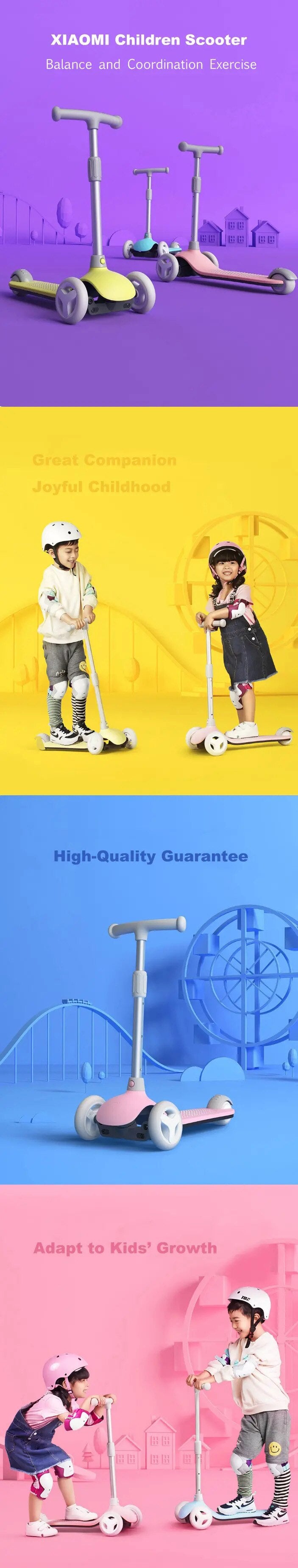 Xiaomi mitu scooter baby kick scooter glider new design