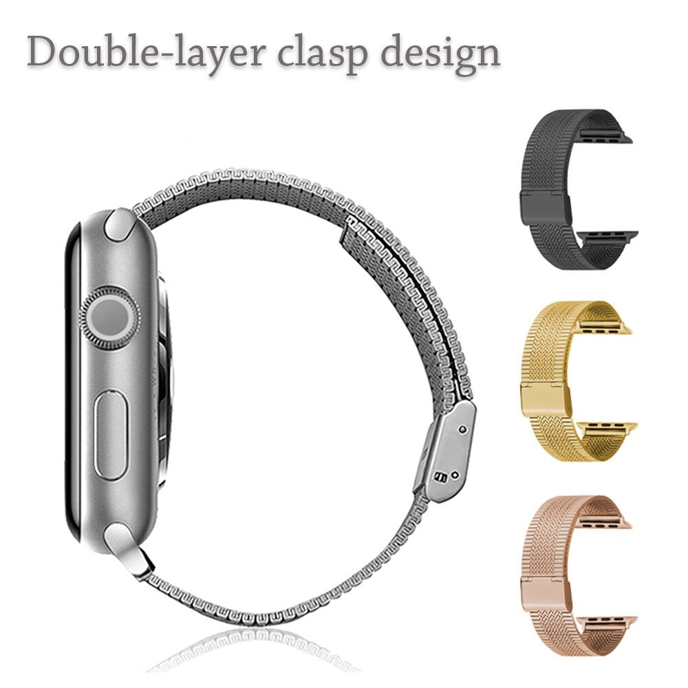 Apple watch best straps bracelets stainless steel