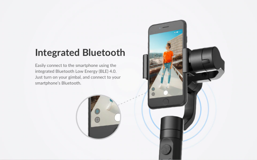 YI Smartphone Gimbal Smart track Ultra View Pan 360 degree 3-Axis India