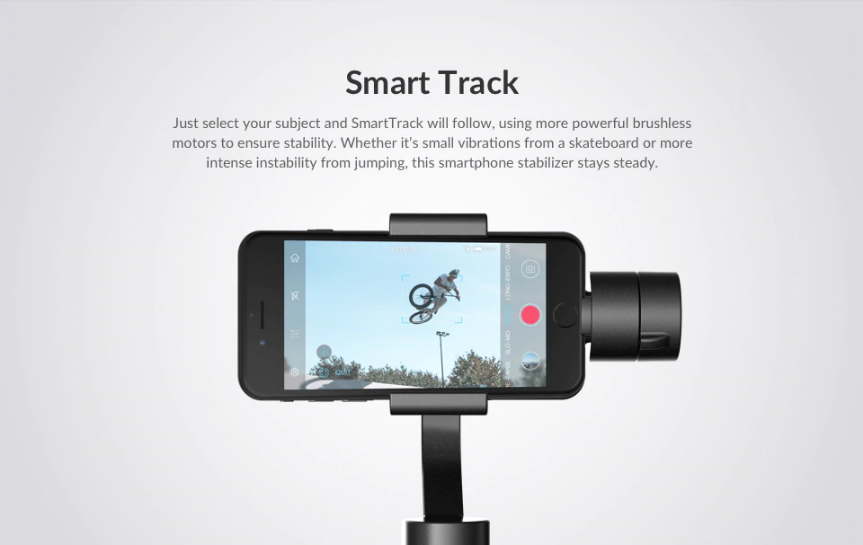 YI Smartphone Gimbal Smart track Ultra View Pan 360 degree 3-Axis India
