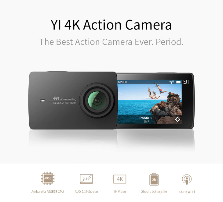 Yi 4k action camera