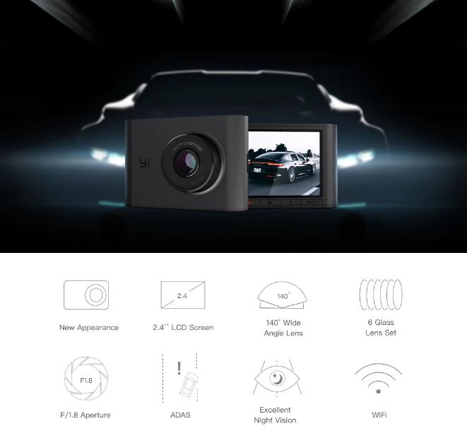 YI Nightscape dash camera india