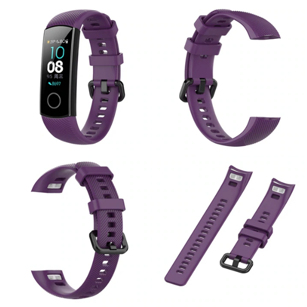 honor band 4 / 5 silicon strap purple