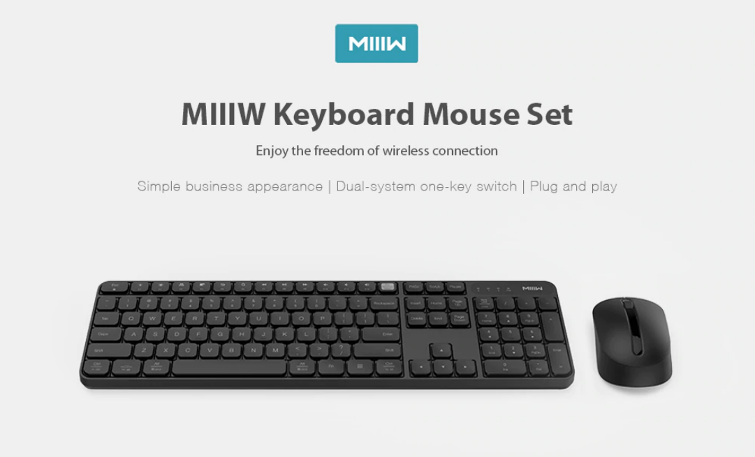 Xiaomi MIIIW Wireless Office Keyboard & Mouse Set india