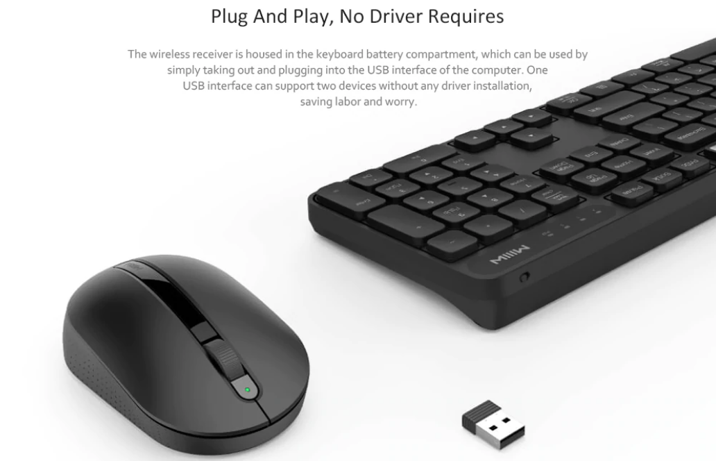 Xiaomi MIIIW Wireless Office Keyboard & Mouse Set india