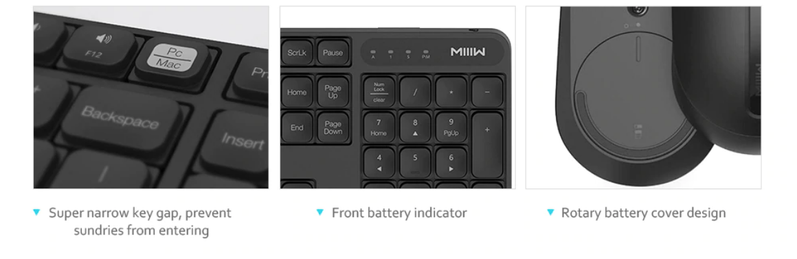 Xiaomi MIIIW Wireless Office Keyboard & Mouse Set india