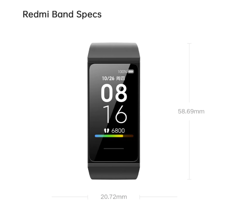 Xiaomi Redmi Band Fitness Tracker (english Version)