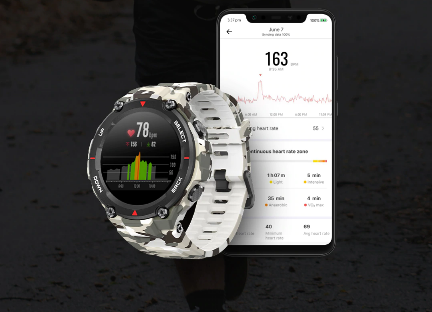 amazfit t-rex in india smartwatch GPS