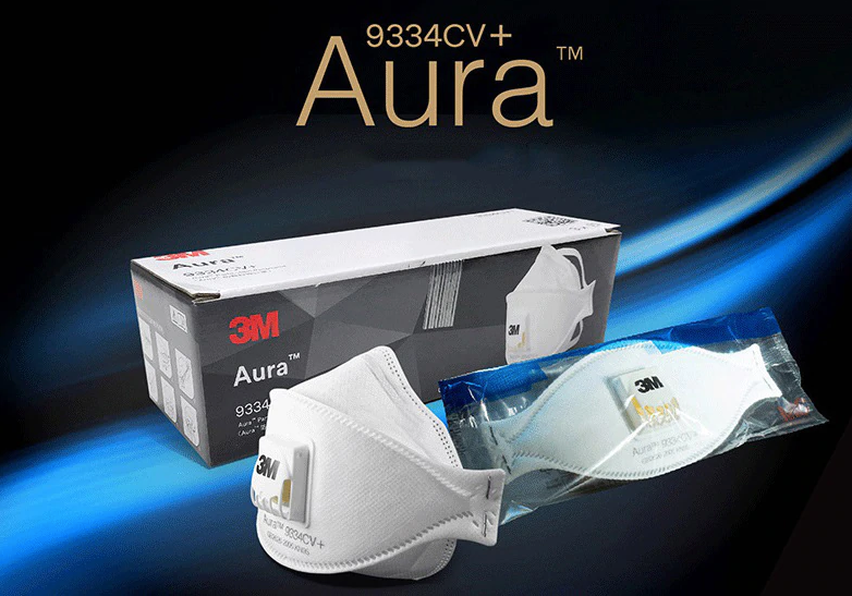 3M Aura 9334CV+ Mask In India