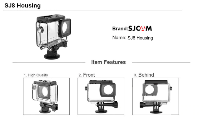 SJ8 Pro Air Plus Waterproof Case In India Price 4K Action Camera