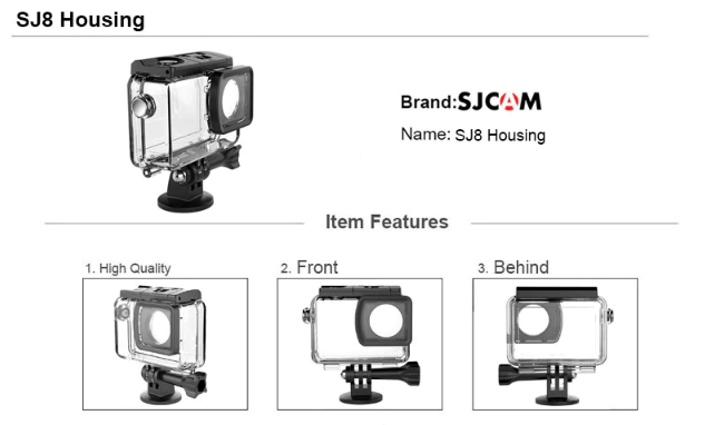 SJCAM Accessories SJ8 Series