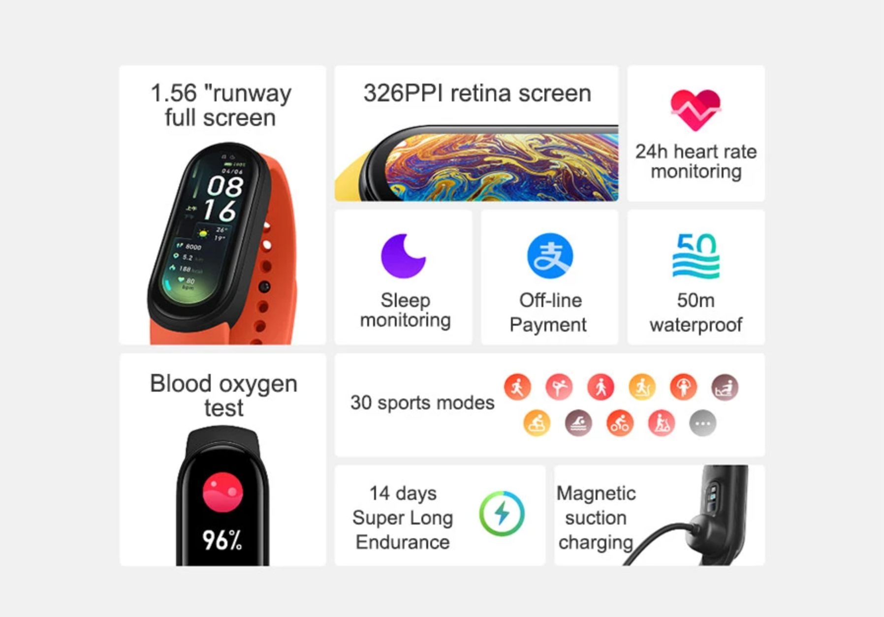 Xiaomi mi band 6 in india