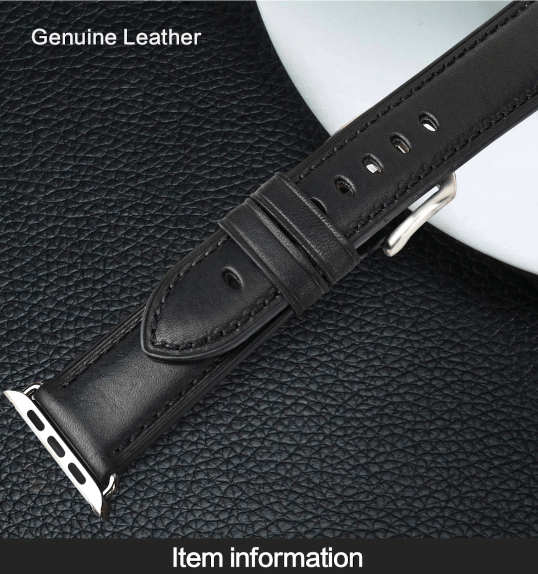Genuine leather apple watch premium high quality straps in india