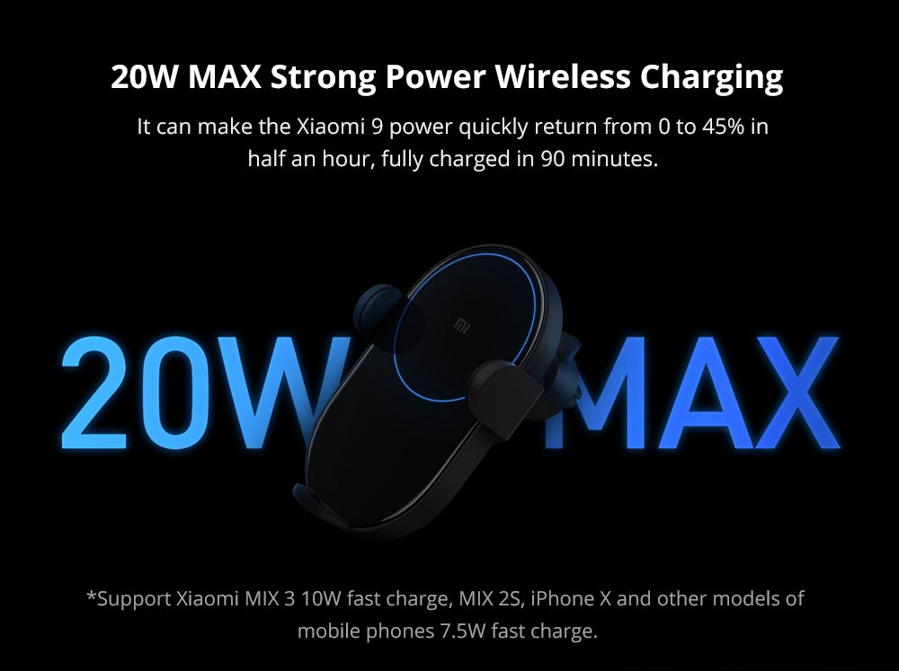 XIAOMI MI 20W WIRELESS CAR CHARGER