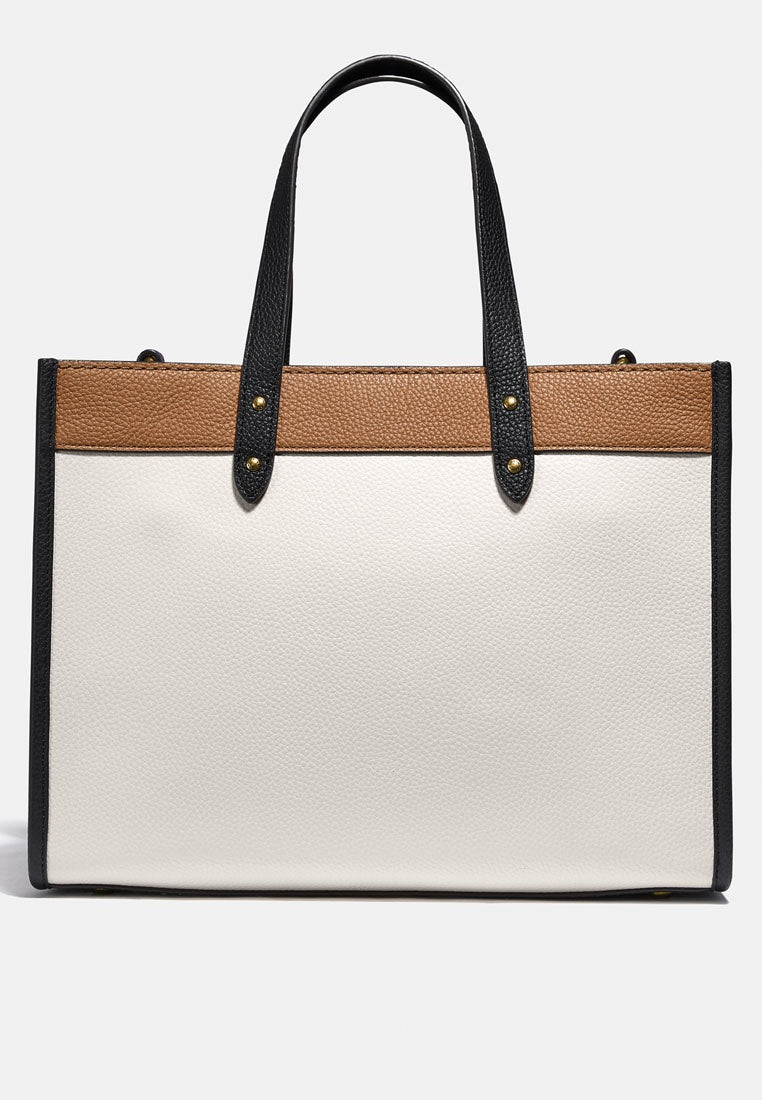 COACH®  Field Tote 30 In Colorblock With Coach Badge