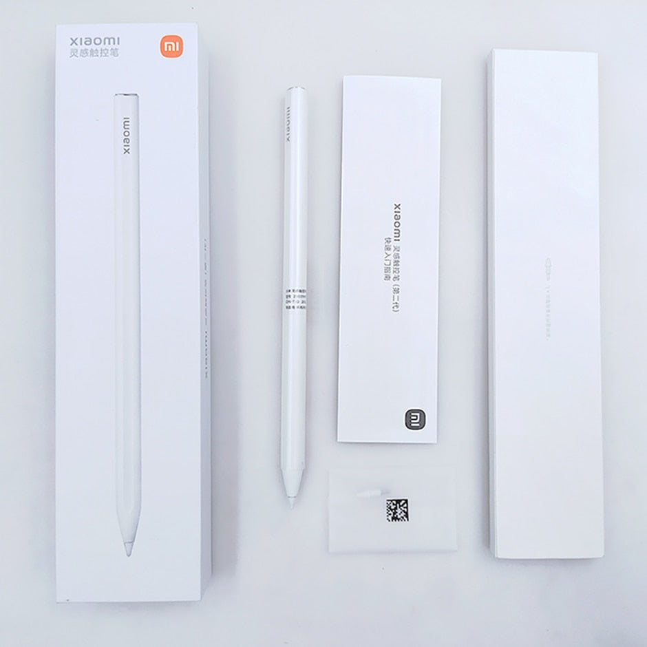 Xiaomi Stylus Pen 2  26° elastomer tip I 150 hours long battery life I 4096 levels of pressure sensitivity I  5g sensitive ink output I Ultra low latency