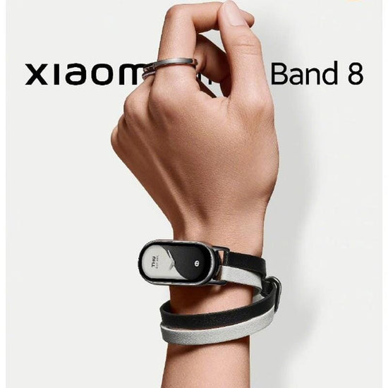 Xiaomi Smart Band 8 Double Wrap Strap Black and white