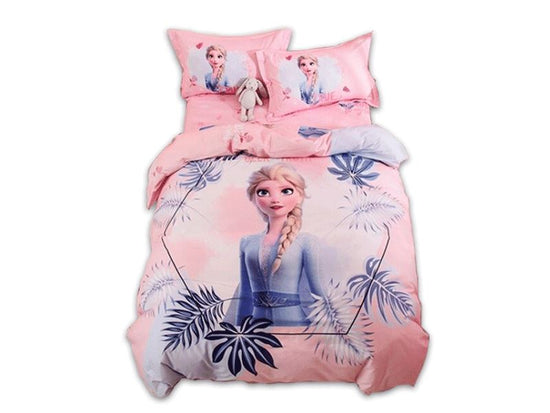 Disney Pillowcases shams 1pcs Cartoon Frozen Elsa and Anna pink