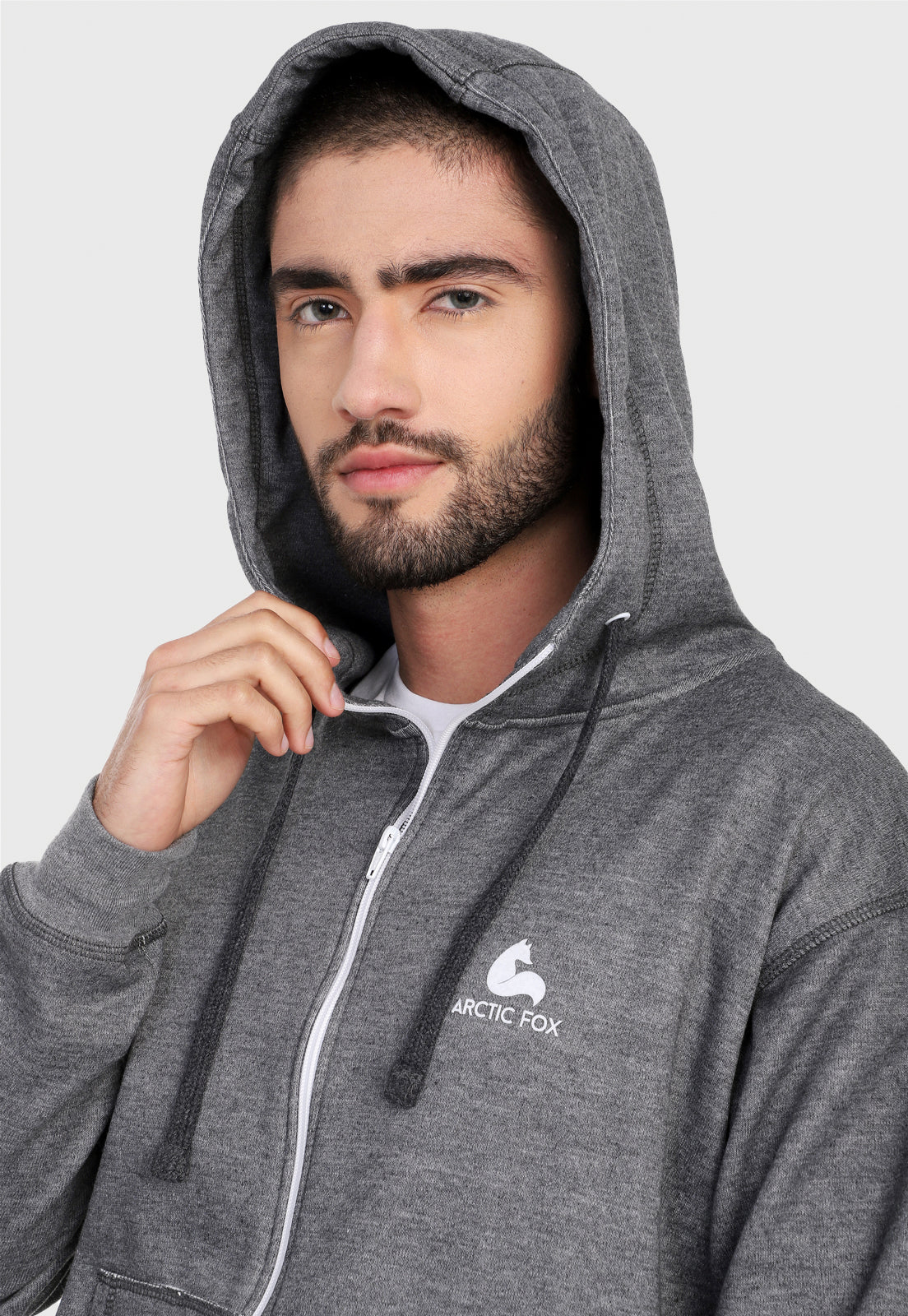 Gaviota Histérico milagro Sudadera para Hombre | Chaqueta Gris Clásica – Arctic Fox Colombia