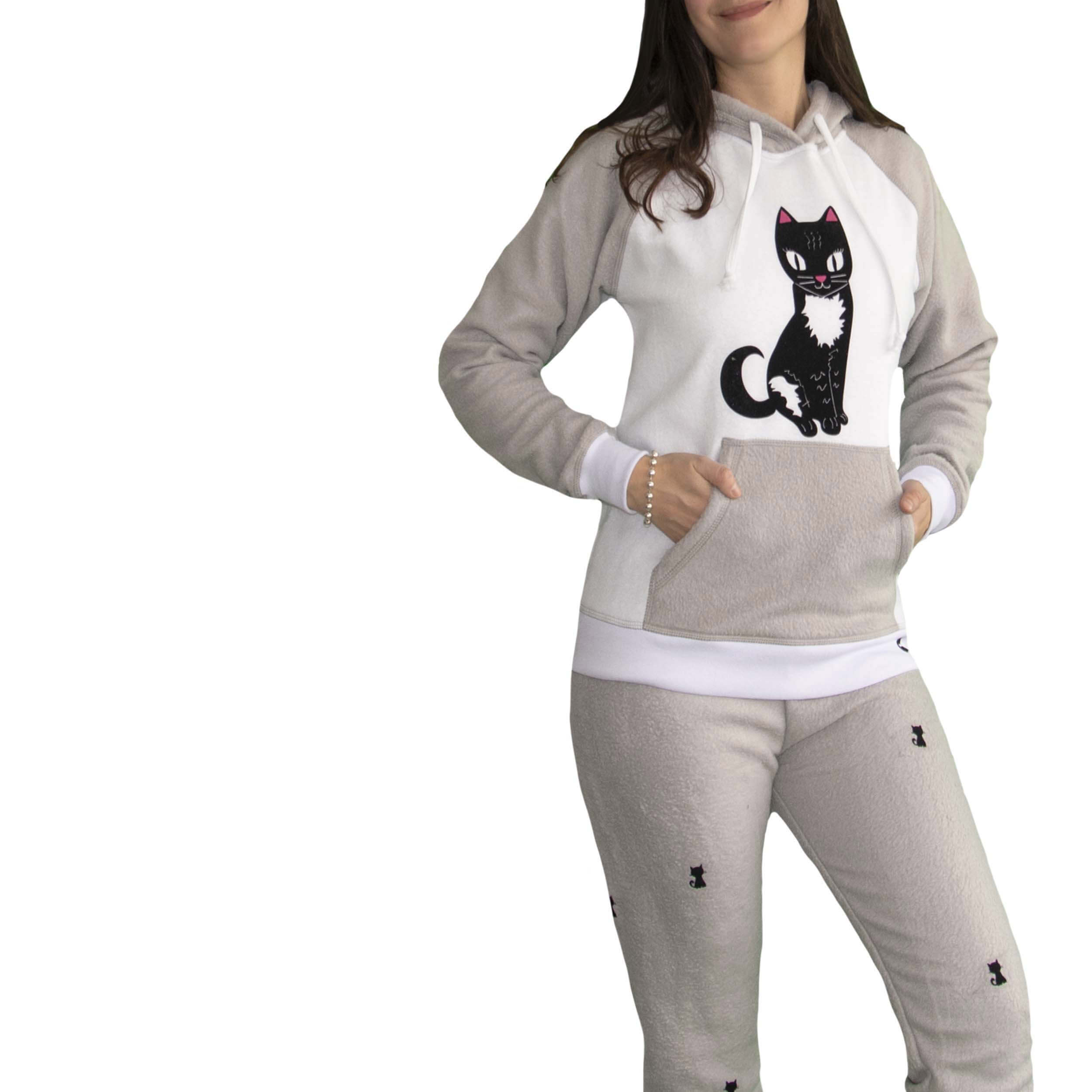 Pijama para Mujer Gris | Gato Bandido | En y – Arctic Fox Colombia