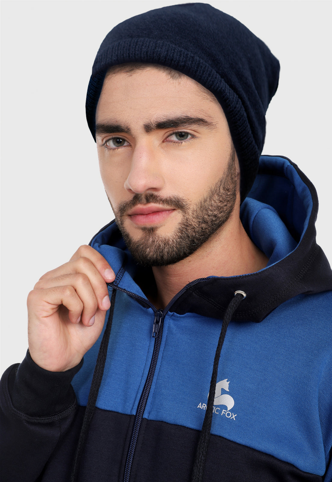 Sudadera para Hombre | Chaqueta Azul Corte Americano Arctic Fox Colombia