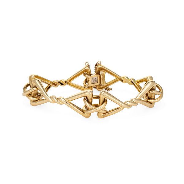 LV Volt Curb Chain Small Bracelet, Yellow Gold - Categories