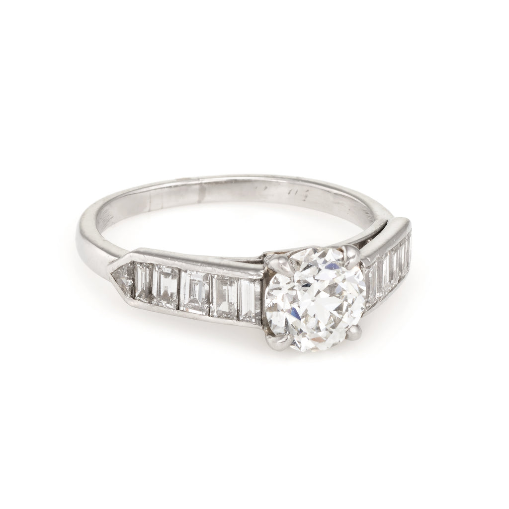 4 carat vintage cartier diamond ring