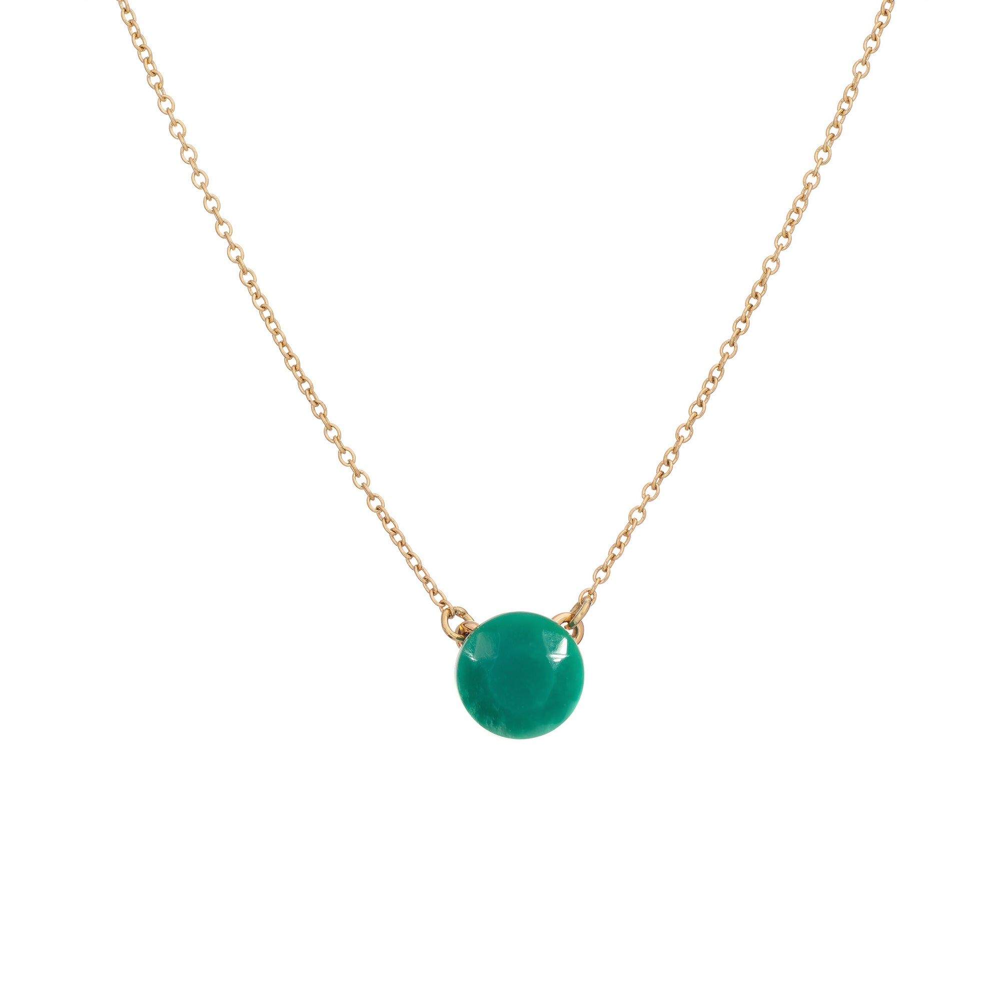 Tiffany & Co Peretti Color by the Yard Necklace Green Aventurine 18k G ...