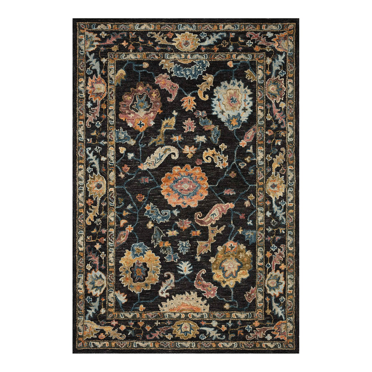 都内で GAKKIN GREY HANABATSU HANABATSU GAKKIN RUG ラグ