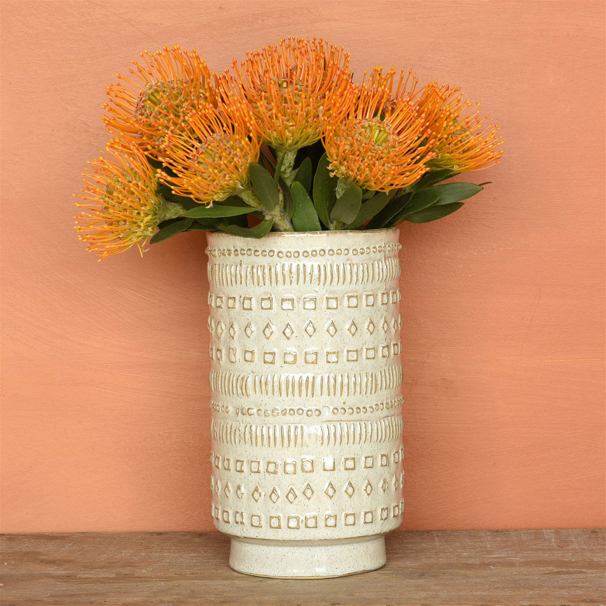 Colorful Shapes Vase