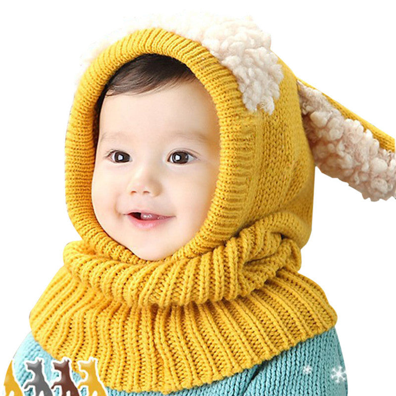 Kids Baby Girls Boys Hats Cute Rabbit Long Ear Hat St Crochet Baby Bunny Hats Scarf Baby Bonnet Po P