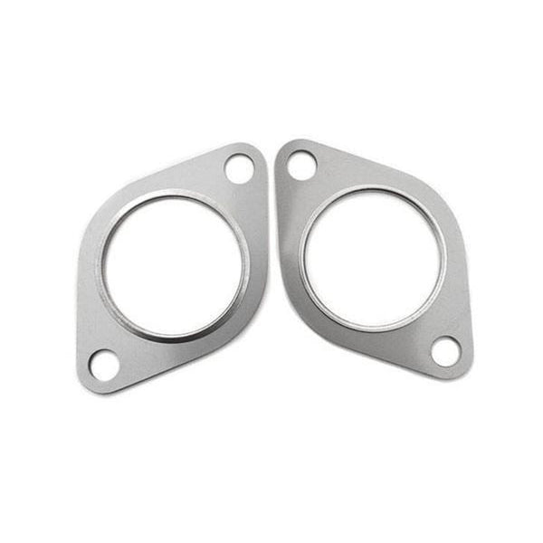 X AUTOHAUX Stainless Steel 2.4 Inner Dia 2 Bolts Gasket Adapter for Car  Exhaust Turbo Downpipe