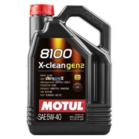 Motul 1L Synthetic Engine Oil 8100 X-CLEAN Gen 2 5W40