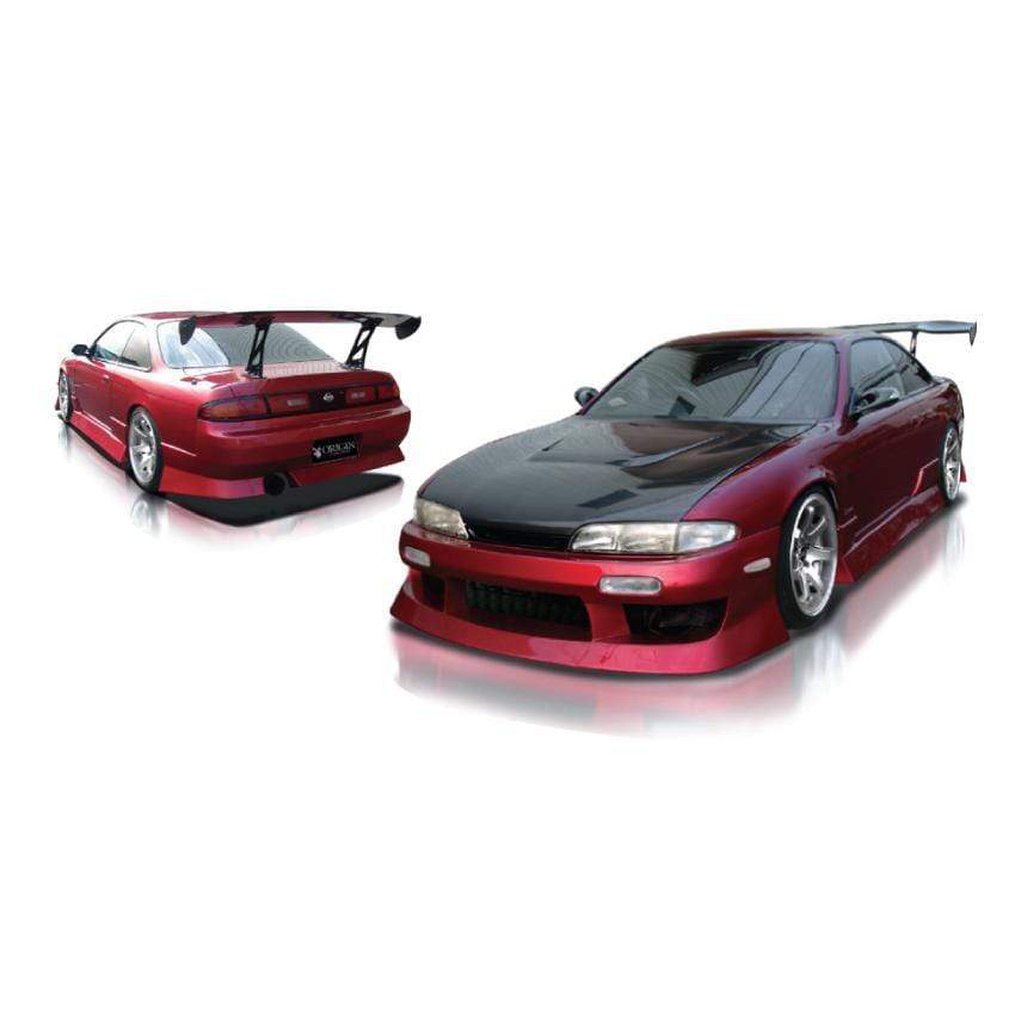 Origin Usa Aggressive Side Skirts Nissan 240sx 1995 1996 Zenki Import Image Racing