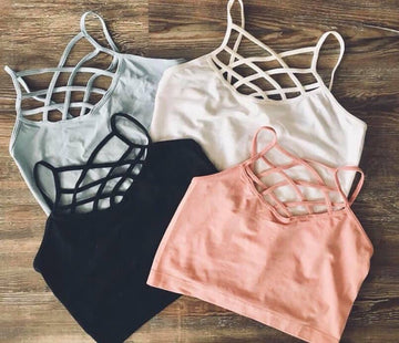 Criss cross bralette