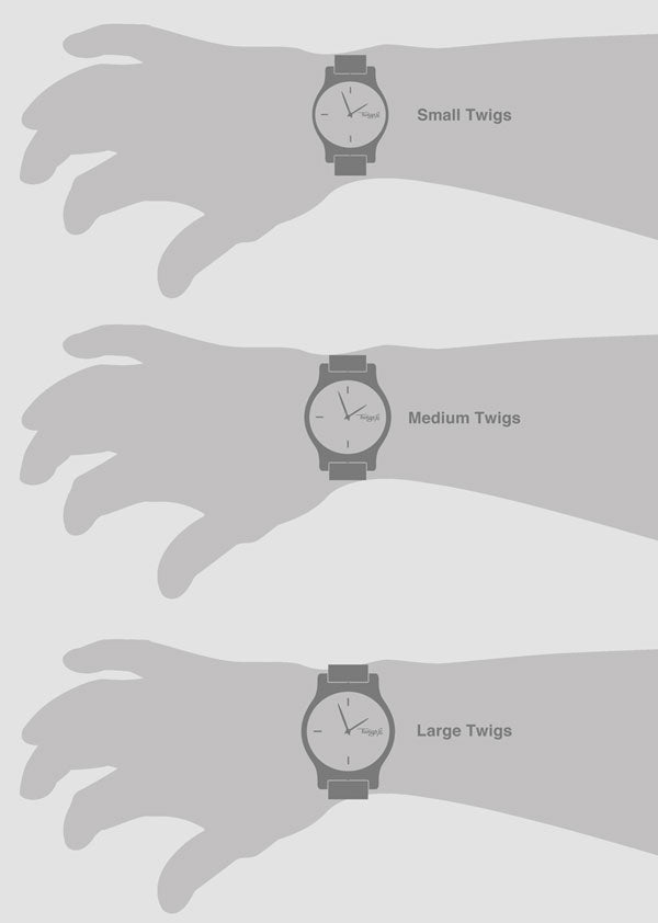 Watch Dial Size Chart